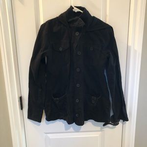 Black volcom jacket